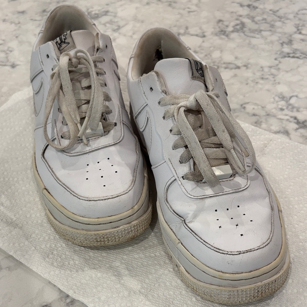 Nike Classic White Lace-Up Sneakers